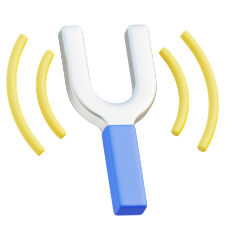 Tuning fork  3D Icon