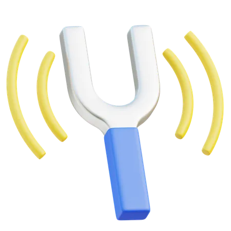 Tuning fork  3D Icon