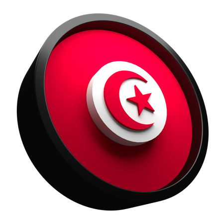 Tunisia Flag 3D Illustration