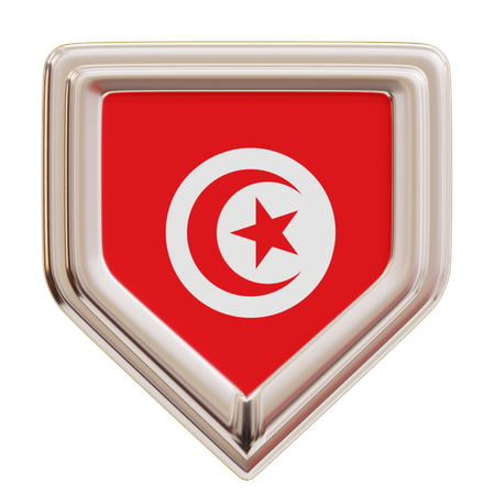 Tunisia National Emblem  3D Icon