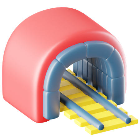 Tunnel  3D Icon