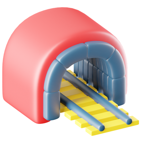 トンネル  3D Icon