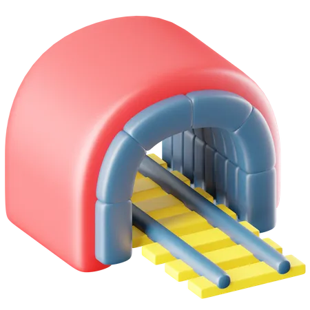 トンネル  3D Icon