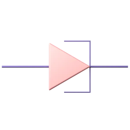 Tunnel Diode  3D Icon