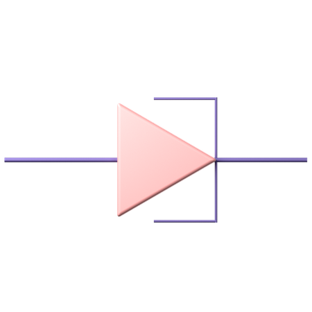Tunnel Diode  3D Icon