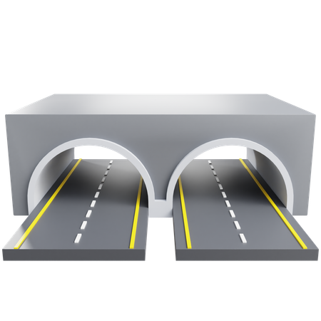 Tunnel routier  3D Icon