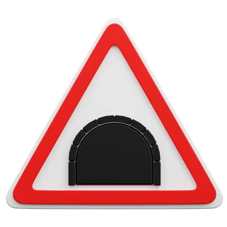 Tunnel voraus  3D Icon