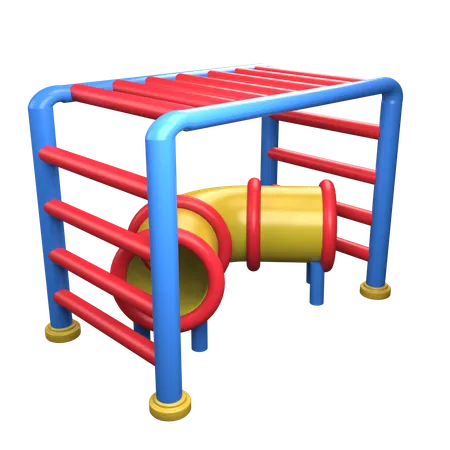 Tunnelspielplatz  3D Icon