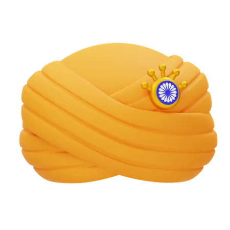 Turban indien  3D Icon