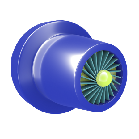 Turbina  3D Icon