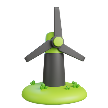 Turbina de vento  3D Icon