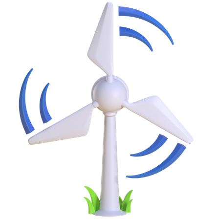 Turbina de molino de viento  3D Icon