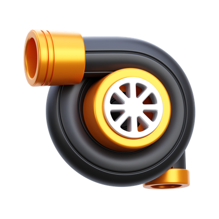 Turbo  3D Icon