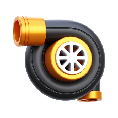 Turbo  3D Icon