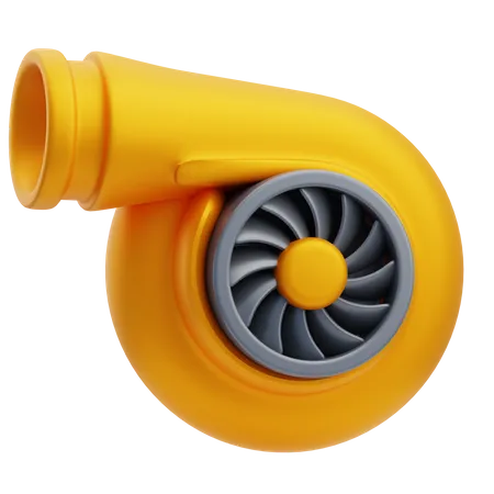 Turbo  3D Icon