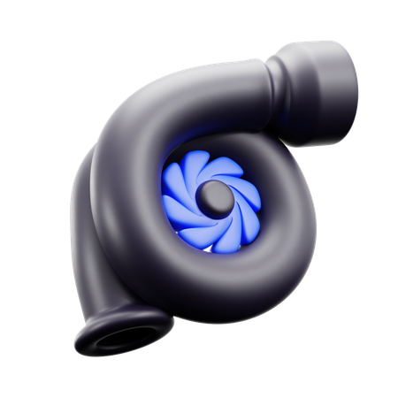 Turbo  3D Icon