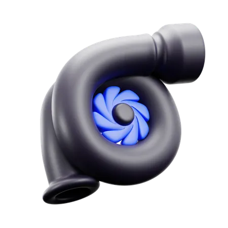 Turbo  3D Icon