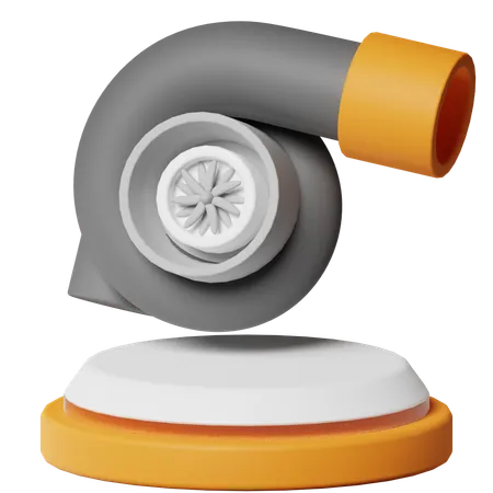 Turbo  3D Icon