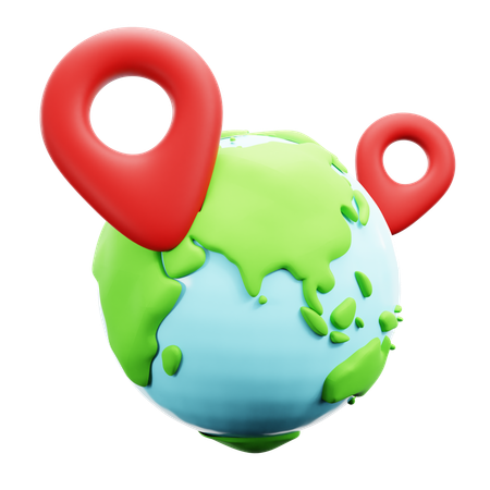 Turismo mundial  3D Icon