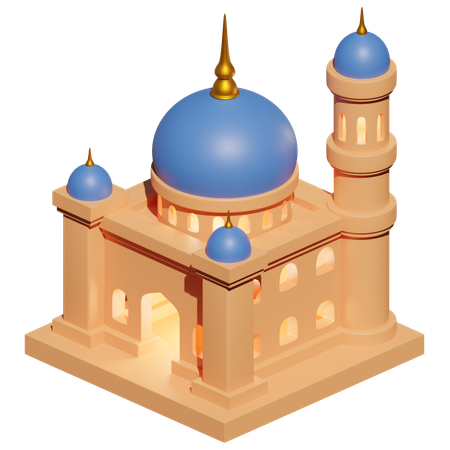 Turismo religioso  3D Icon