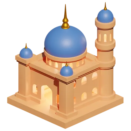 Turismo religioso  3D Icon