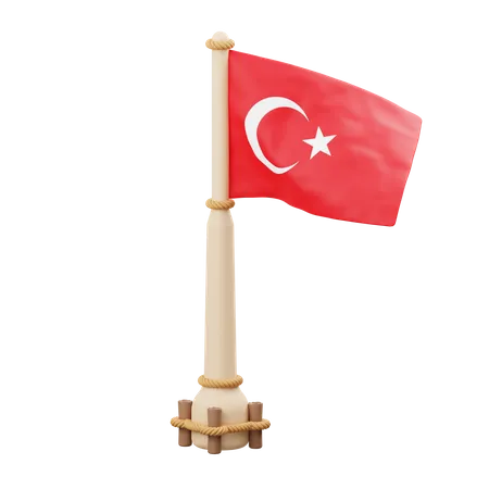 Türkei Flagge  3D Icon