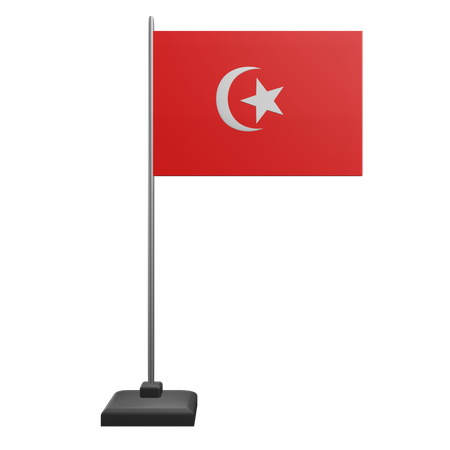 Türkei Flagge  3D Icon
