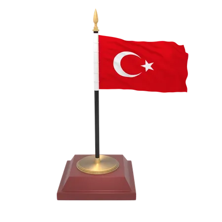 Türkei Flagge  3D Icon