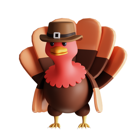 Turkey  3D Icon