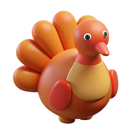 Turkey  3D Icon