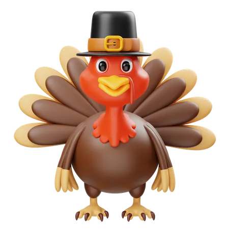 Turkey  3D Icon