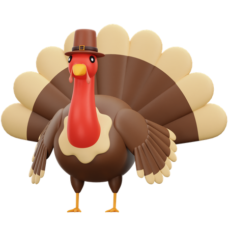 Turkey 3D Icon