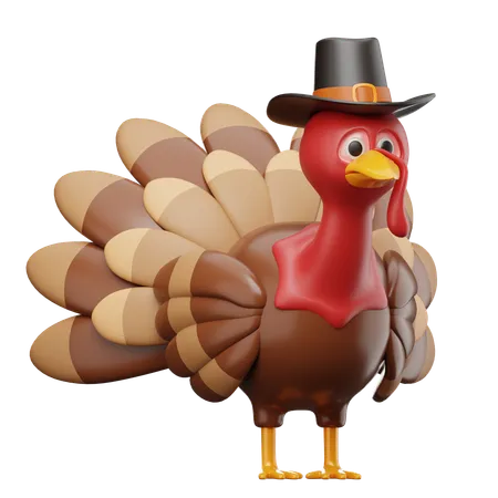 Turkey Bird  3D Icon