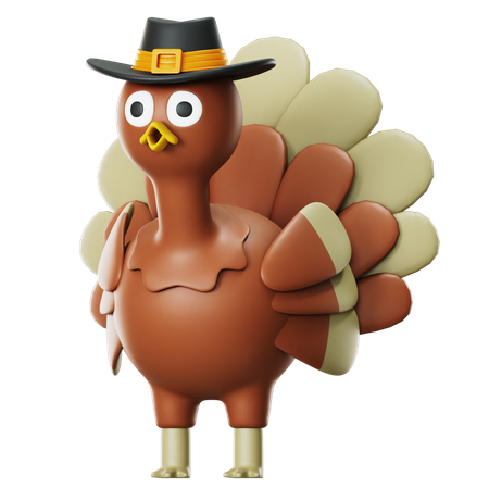 Turkey Bird  3D Icon