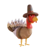 Turkey Bird And Hat