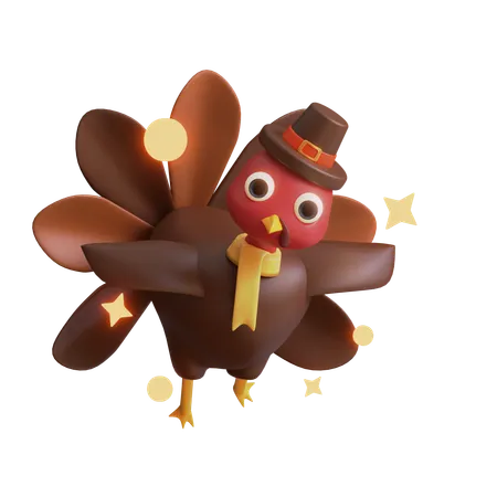Turkey Chicken  3D Icon