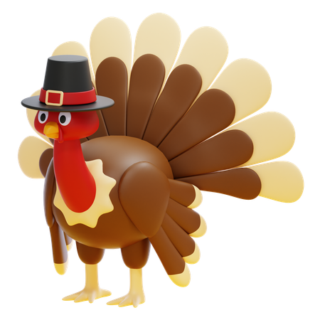 Turkey Chicken  3D Icon