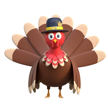 Turkey Chicken  3D Icon