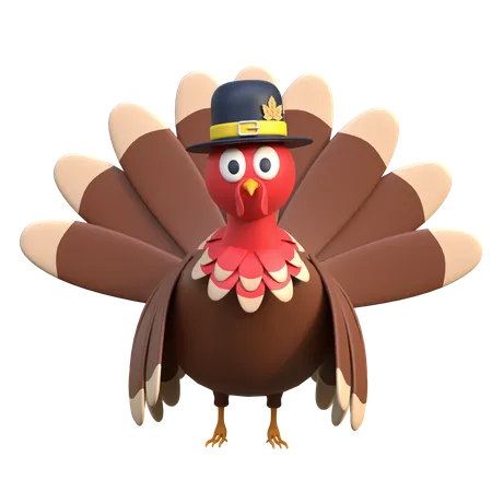 Turkey Chicken  3D Icon