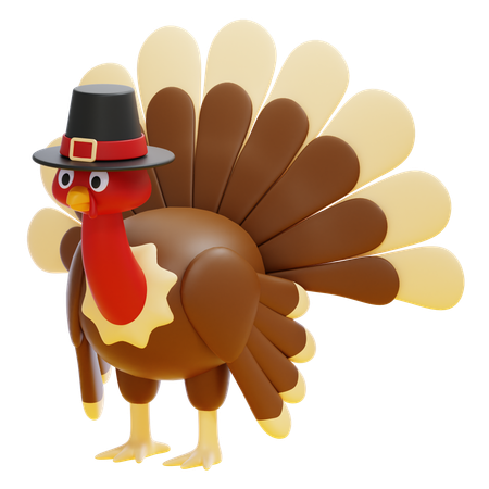 Turkey Chicken  3D Icon