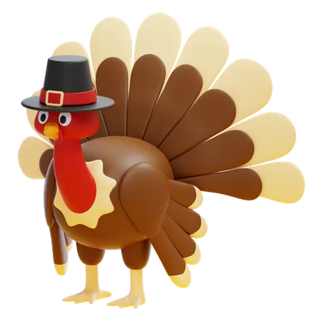 Turkey Chicken  3D Icon