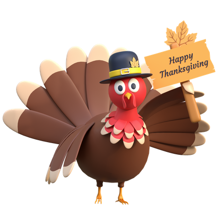 Turkey Chicken  3D Icon