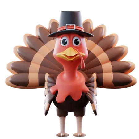 Turkey Chicken  3D Icon