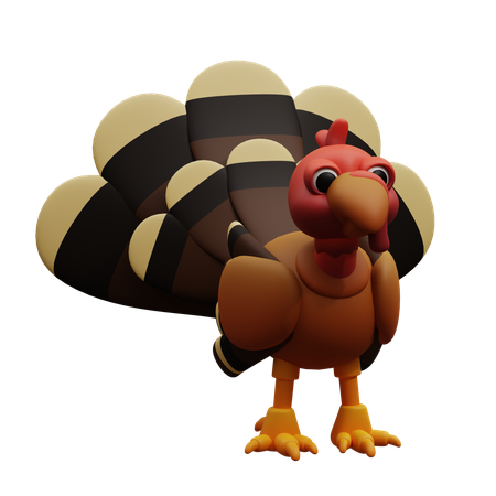Turkey Chicken  3D Icon