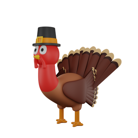 Turkey Chicken 3D Icon