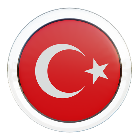 Turkey Flag  3D Icon