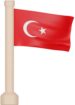 Turkey Flag  3D Icon