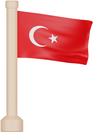 Turkey Flag  3D Icon