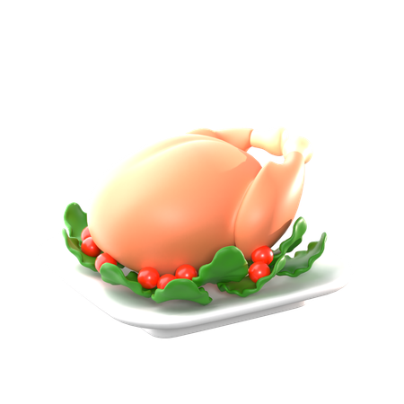 Turkey meat  3D Icon