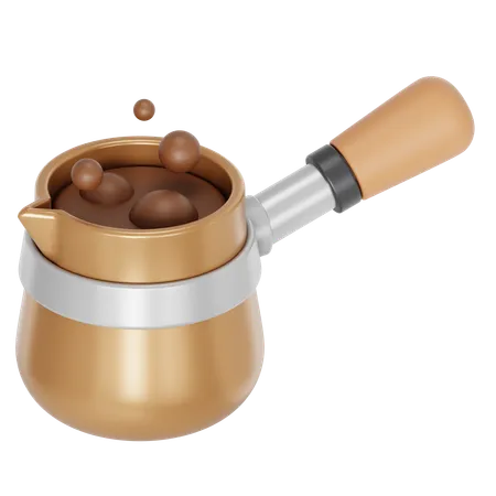 Turkish Coffee Method 3D Icon